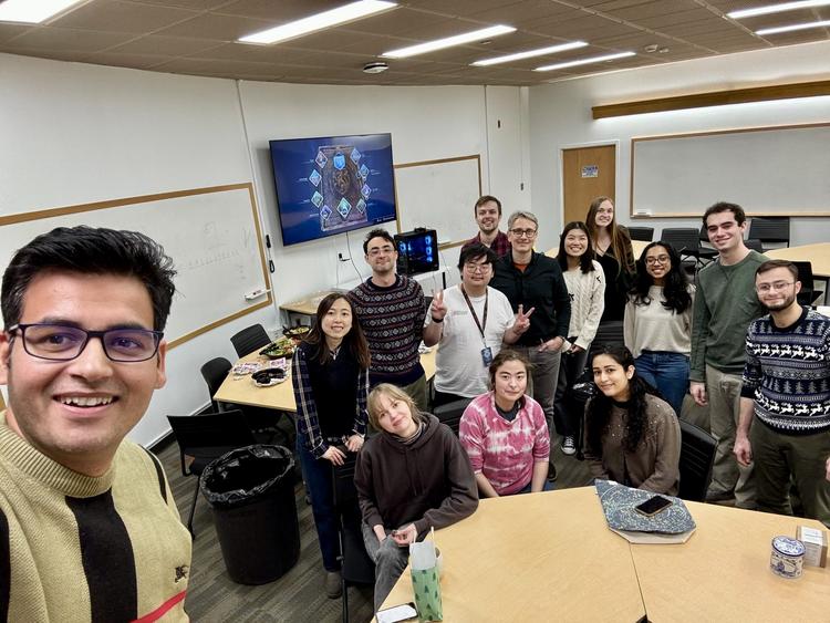 lab secret Santa end of year party